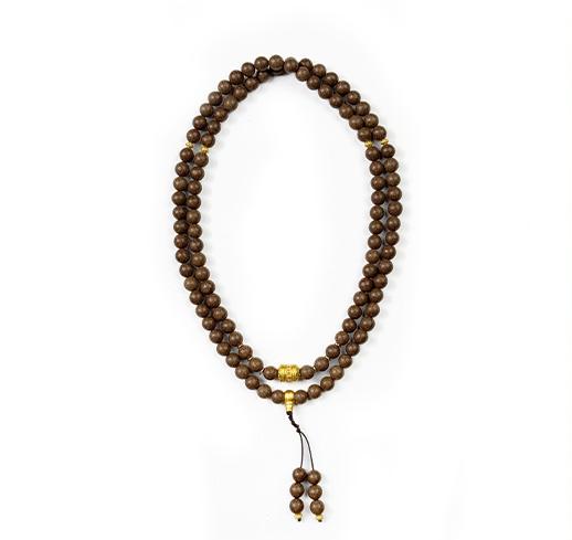 Ebony Agarwood Incense Beads Bracelet· 108 Seeds